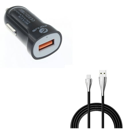 Type-C 6ft USB Cable w 18W Car Charger for Google Pixel 6/Pro - Charger Cord Power Wire  Fast USB Port Power Adapter P9P Compatible With Google Pixel 6/Pro price history on PriceWatchPro