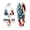 03-Blue, variant on CAIXIA 2026 4th of July Bikini 3 Piece Patriotic Swimsuits for Women Red White and Blue American Flag Bathing Suit