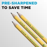 Ticonderoga Wood Pencils, Presharpened, #2 HB .3 mm Lead, Yellow, 48 Count