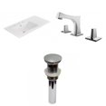 thumbnail image 1 of American Imaginations 35.5-in. W 3H8-in. Ceramic Top Set In White Color - Overflow Drain Incl. AI-29870, 1 of 9
