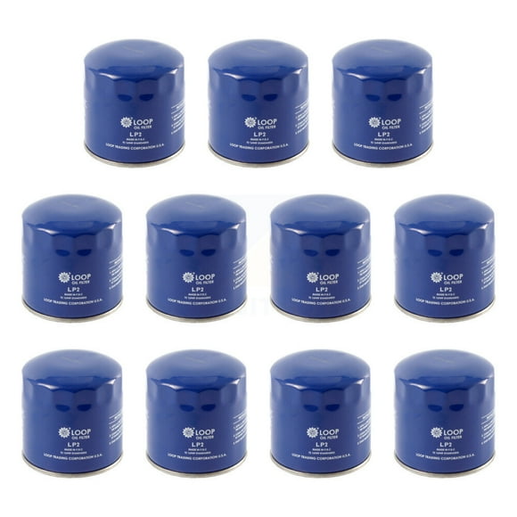 LOOP Engine Oil Filter (11 Pack) for Car Ford F-150 Ram Dodge F-350 Super Duty 1500 F-250 Jeep Grand Cherokee Ranger Mustang Escape Charger E-350 Durango Chrysler Mazda Challenger 300 E-250 KLO-100131