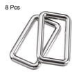 thumbnail image 3 of Unique Bargains 31x15mm Rectangle Buckles Zinc Alloy Silver Tone 8Pack, 3 of 5