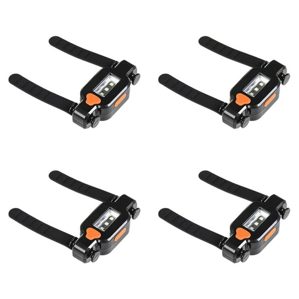 4X el Más LED ElectróNico CañA de Pescar Sensor de Luz LáMpara de InduccióN por Gravedad Pescado Mordida Sonido Campana de Alarma para Pesca