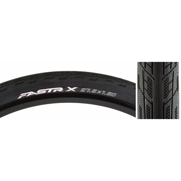 Tioga Fastr X 27.5 x 1.5 Clincher Wire TPI 65 Black/BlackReflective