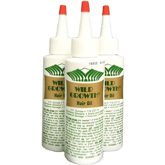 Wild Growth Hair Oil 3pcs x 4oz, 14.11 ounces