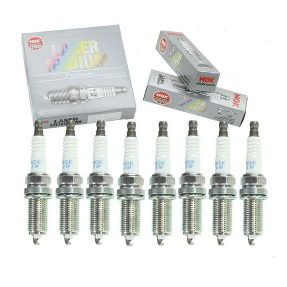 8 pc NGK Laser Iridium Spark Plugs compatible with Lexus LX570 5.7L V8 2008-2020
