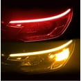 thumbnail image 1 of RKSTN Bandes Lumineuses Voiture LED Lumière de Jour Guide Bande 30cm*2 Rouge+jaune Fournitures de Bureau, 1 of 2