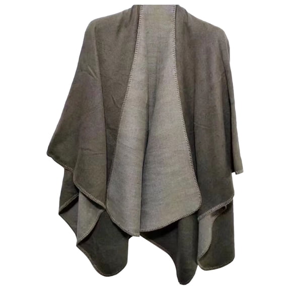 Scarf Color Blocking Autumn Winter Windproof Warm Cloak Shawl Shawl Cardigan Shawl Shawl Wraps For Women