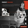 thumbnail image 5 of A-Premium - Hydraulic Power Steering Rack and Pinion Compatible with Scion tC 2005 2006 2007 2008 2009 2010 2.4L, Replaces 4420021123, 5 of 6