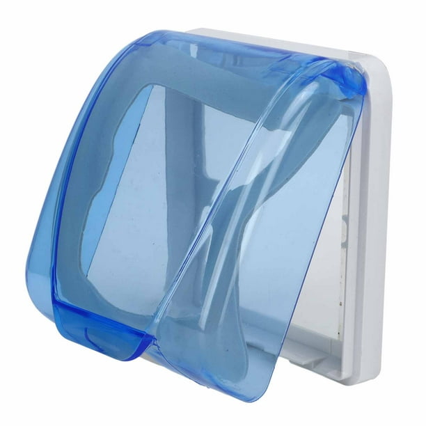 Enchufe Universal 86 Tipo Enchufe Caja Impermeable Caja De Protección De Interruptor De Pared Transparente Para Azul