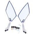 thumbnail image 1 of Espejo Retrovisor de Cristal de Pantalla Ancha para Motocicleta Sunnimix Azul 360 Grados Girado, 1 of 8