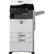 Restored Sharp MX-3115N Color Laser Multifunction Copier – 31ppm, Copy, Print, Scan, Duplex, Network, A3/11x17, 2 Trays, Cabinet (Refurbished)