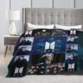 thumbnail image 3 of Kpop BTS Blanket Ultra-Soft Flannel Dynamite Throw Blankets Merch Bedding Gifts for Room Bed Couch Decor, 3 of 8
