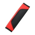 thumbnail image 6 of Unique Bargains Black Red Car Seat Belt Cover Universal Carbon Fiber Leather Auto Seat Belt Covers, 6 of 6