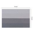 thumbnail image 4 of Unique Bargains 6 Pack Rectangle Placemat for Dining Table Decor Wipeable Table Mat Coffee, 4 of 7