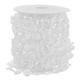 thumbnail image 1 of Guirnalda de cuentas acrílicas iridiscentes de cristal de 10 m con forma de diamante, ideal para decoración de bodas y fiestas (transparente)., 1 of 8