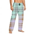 thumbnail image 4 of purcolt Mens Pajama Pants, Lightweight Sleep & Lounge Pj Bottoms Soft Sleepwear Pjs with Pockets & Drawstring (Big and Tall), 4 of 9