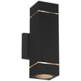 thumbnail image 2 of Possini Euro Design Skyridge 11 3/4" High Mid Century Modern Outdoor Wall Light Fixture Mount Porch House Up-Down Black Aluminum, 2 of 9