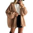 thumbnail image 2 of Lnmiateer Women Open Front Chiffon Cardigan Long Sleeve Elastic Cuffs Side Pockets Loose Flowy Casual Jacket Autumn Winter Office Indoor Layering Outerwear, 2 of 6
