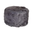 thumbnail image 1 of Soft & Stool Round Plush Covers Home/Coffee House Gray/, 1 of 6