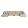 thumbnail image 2 of Lexicon Corydon Microfiber 4-Piece Modular Sectional with Chaise in Brown, 2 of 6