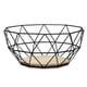 thumbnail image 1 of Frutero de metal negro con base de madera Adepaton ZH-300, 1 of 7