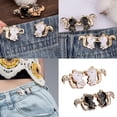thumbnail image 2 of Ywmsfl 3/6PCS Waist Tightener Pin for Pants with AntiExposed Buckle Brooch Clip Jeans Waist Button Clothing Accessory Nonsewing, 2 of 11