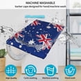 thumbnail image 6 of Australian Flag Barber Salon Hair Cutting Cape with Adjustable Closure Hairdressing Haircut Capes 55x66 In, 6 of 7