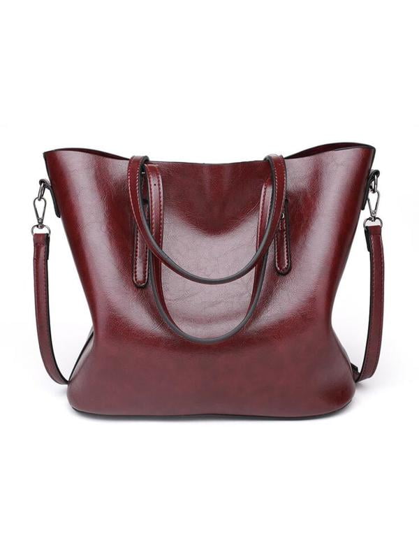 Women Handle Christmas Pig And Trees Green Satchel Handbags Tote Purse Shoulder Bag Big Capacity Handbag