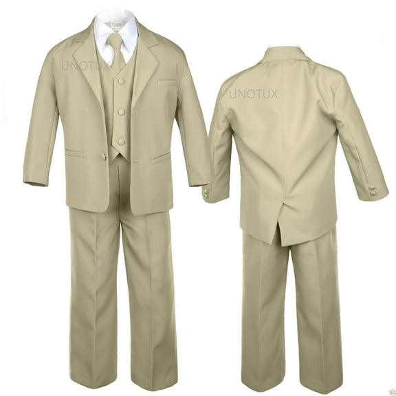 Baby Infant Toddler Kids Teens Boys Formal Wedding Tuxedos Suits Vest Sets S-20
