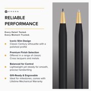 Cross Classic Century Refillable Medium Ballpoint Pen And 0.7mm Pencil Set, Includes Premium Gift Box - Classic Black