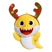 Nickelodeon Baby Shark Holiday Large Plush Daddy Shark Stuffed Animal, Yellow, Kids Toys for Ages 3 Up, Gifts and Presents