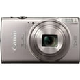 thumbnail image 2 of Canon PowerShot ELPH 360 Camera (Silver)  + Extra Battery +Tripod + 1 Yr Warranty -64GB Kit, 2 of 8