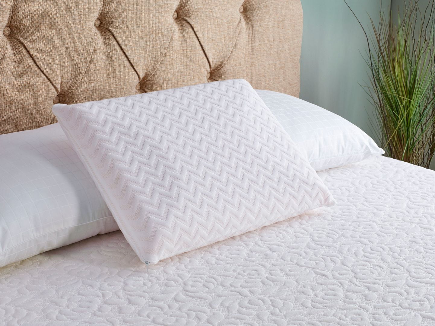 Pillowtex® Shredded Latex Foam Firm Pillow 2 Pack 