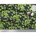 thumbnail image 3 of Soimoi Moss Georgette Fabric Two Tone Camouflage Printed Craft Fabric by the Yard 42 Inch Wide, 3 of 3