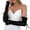 Black, variant on Gothic Ballet Arm Warmers for Hands Fashion Accessories Lightweight Lace Up Wrist Sleeves Fashionable Armwear for Casual Home Leisure