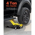 thumbnail image 4 of VEVOR Low Profile Floor Jack,4 Ton (8818 lbs) Capacity,Steel Racing Floor Jack with Dual Pistons Quick Lift Pump,Hydraulic Trolley Car Lift for Sport Utility Vehicle,Lifting Range 3.9-21.5 Inches, 4 of 9