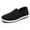 Black, variant on AnuirheiH Men's Comfy Shoes Casual Cloth Shoes Lightweight Slip-on Shoes