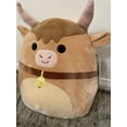 thumbnail image 2 of Squishmallows Calton The Bull 16” Brown Cow with Bell Kellytoy, 2 of 4