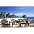 thumbnail image 4 of Compamia Florida Resin Wickerlook Patio Dining Chair in Brown, 4 of 20