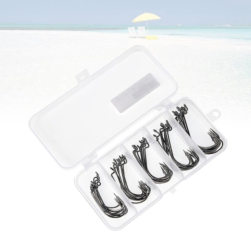 50pcs Offset Hook For Fishing