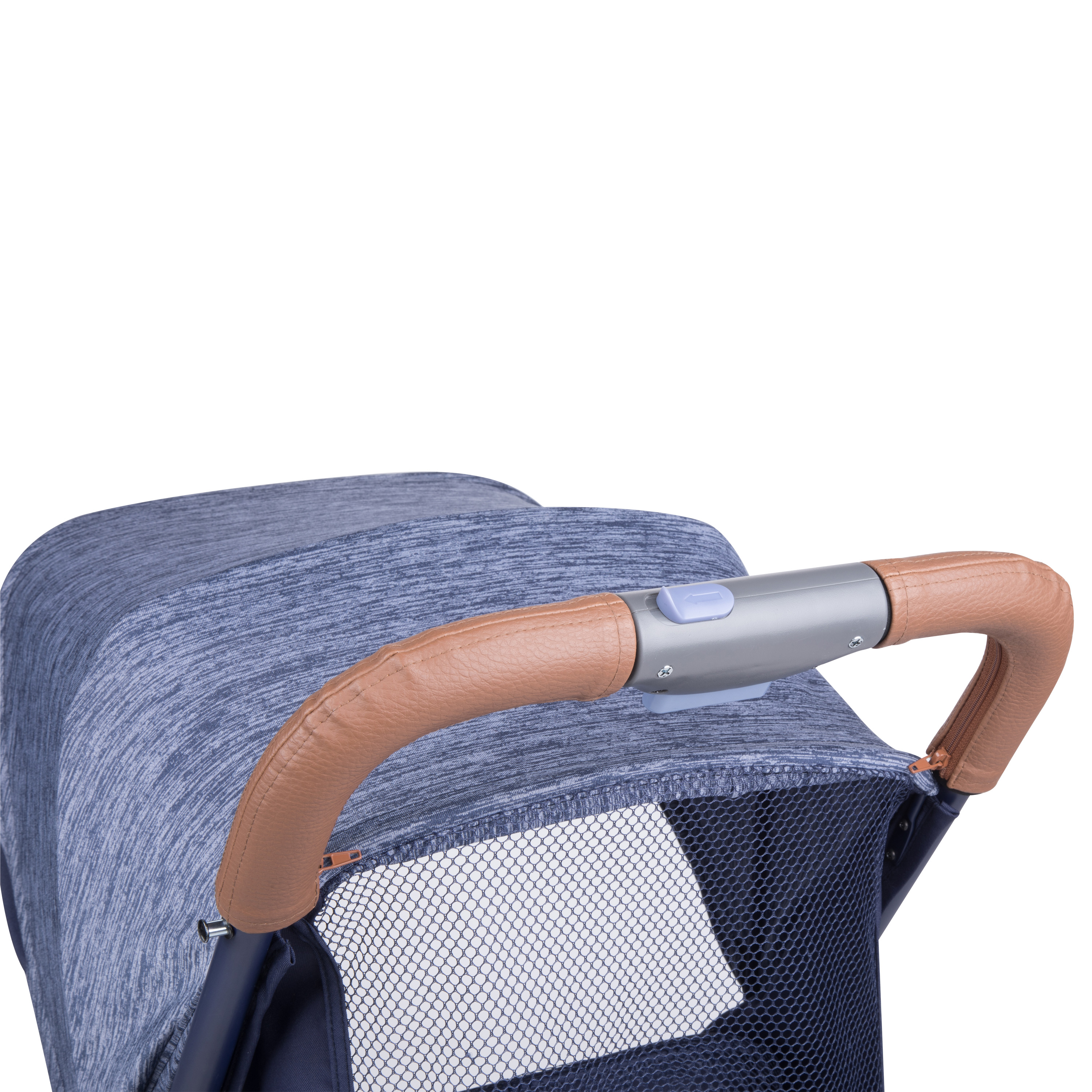 MonBebe Cube Compact Stroller with storage and visor, Blue Boho - image 13 of 17