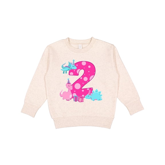Inktastic Dinosaur Party-second Birthday Toddler Sweatshirt