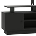 thumbnail image 6 of Dextrus 59" TV Stand with Mount for TVs Up to 65", LED Entertainment Center with Power Outlet for Living Room, Black, 6 of 8