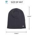 thumbnail image 4 of Deago Winter Beanie Knit Hats for Men & Women- Warm, Stretchy & Soft Daily Ribbed Toboggan Cap (Black), 4 of 10