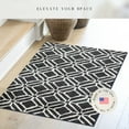 thumbnail image 5 of Maples Rugs Moderna Modern Geometric Dark Blue Washable Entryway Area Rug, 2'6 x 3'10, 5 of 7