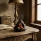 thumbnail image 1 of CaiYueKe Handcrafted Ceramic Cedar Shaped Palo Santo Incense Holder Sage Smudge Stick Burner Ash Catcher with Chimney for Incense Cones Wood Sticks Room Home Decor Aromatherapy Gift, 1 of 6