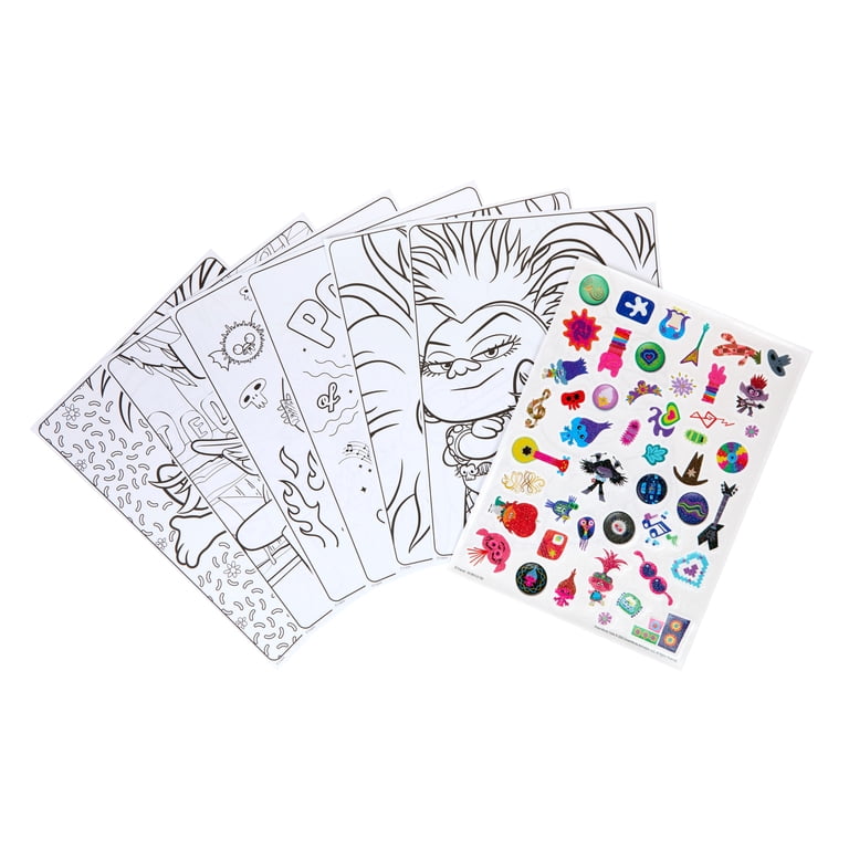 新品　YARIE ヤリエTRoll TRoll Limited 110個セット Free Shipping! Crayola Trolls Inspiration Art Case, Kids Art Set