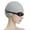 Gray, variant on Unisex Silicone Swim Cap for Women Men, Large Size Waterproof Swimming Caps for Long Short Hair/Braids to Keep Hair Dry Hairstyle Unchanged, Black