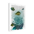 thumbnail image 2 of Trademark Fine Art 'Fish, Blue Shells and Corals' Canvas Art by Fab Funky, 2 of 3